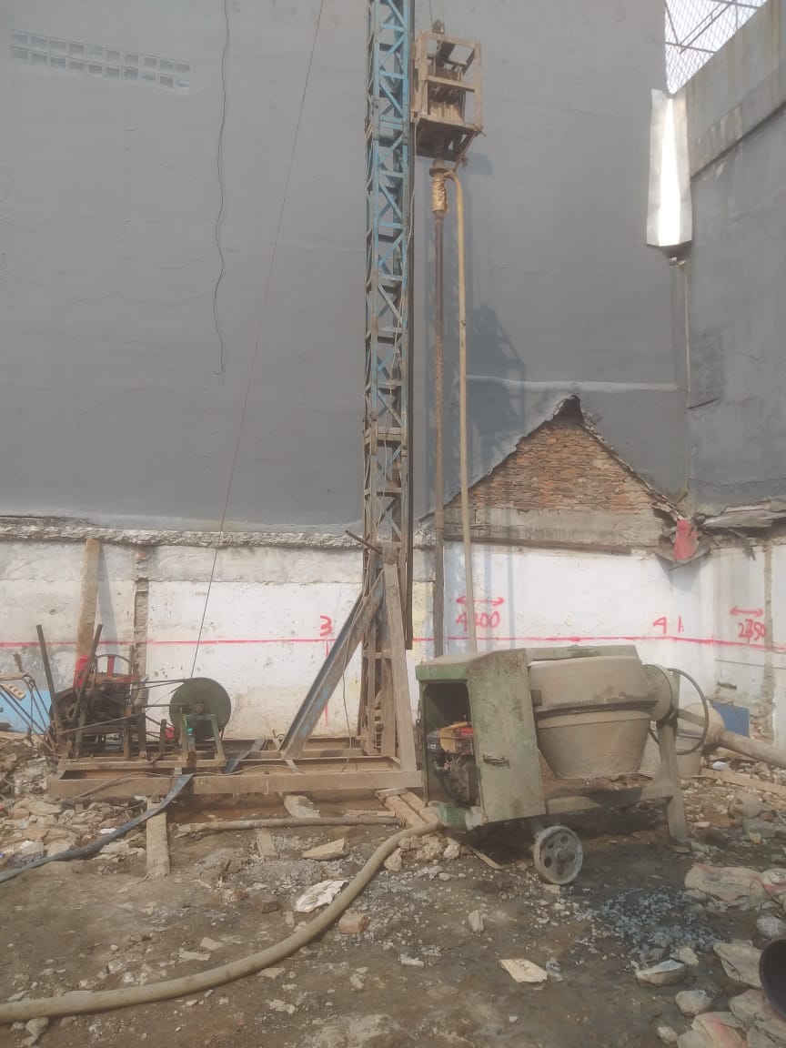 Proyek Borepile Pondasi Rumah - 10 Titik